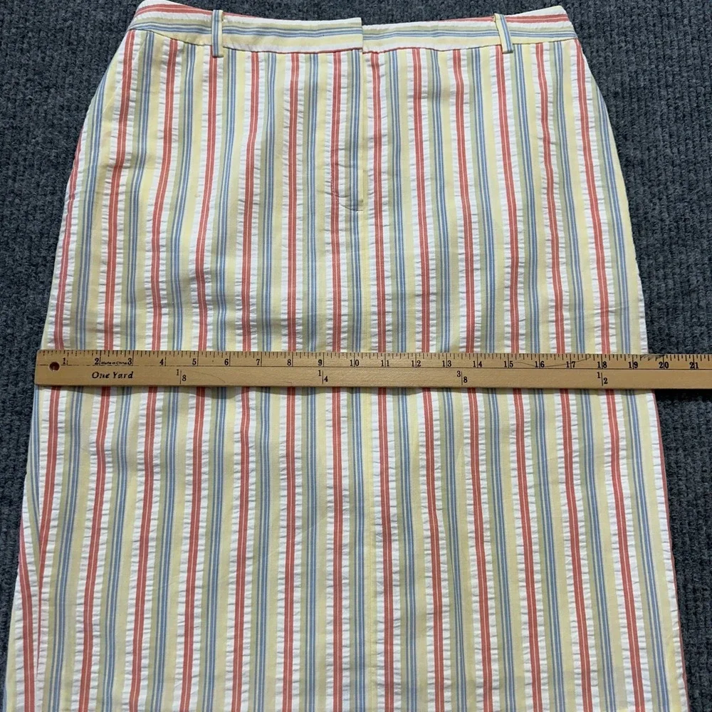 Brooks Brothers Womens Skirt Size 10 Multicolor Striped Office‎ Workwear